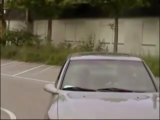 German Blowjob at Car Video