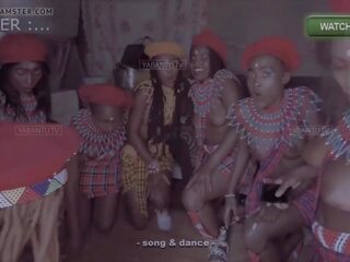 Τόπλες αφρικάνικο κορίτσια πηγαίνω σε για ritual χορός: hd xxx ταινία cb