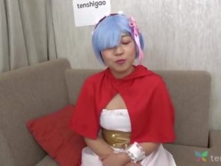Japonské riho v ju obľúbené anime kostým comes na rozhovor s nás na tenshigao - penis satie a guľa výprask amatérske gauč kásting 4k &lbrack;part 2&rsqb;