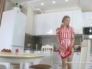 Kristinka masturbates with toy in dining room kirli film vids