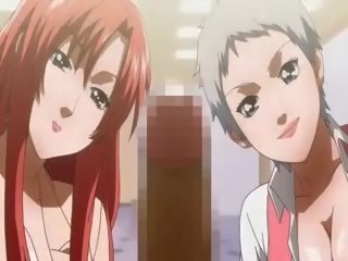 Puszczalska anime laska seducing nastolatka ogier na trójkąt