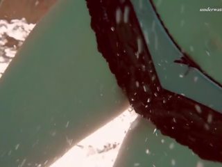 Vízalatti mermaid vesta szexuálisan felkeltette tini