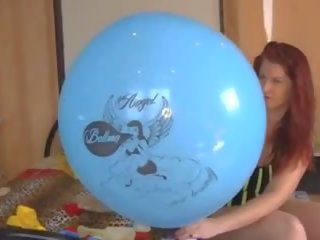 Angel Eyes Plays with Balloons - 1, Free x rated video 52