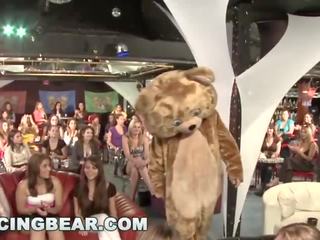 Menari beruang - liar majlis kanak-kanak perempuan menghisap off besar zakar lelaki pengayun!