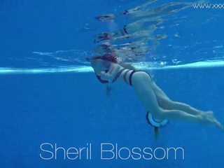 Sheril blossom smashing russisch onderwater, hd x nominale video- bd