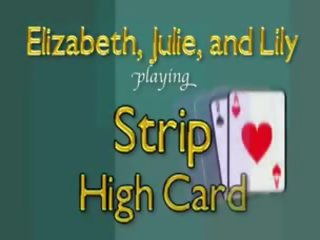 Elizabeth, julie ir lelija žaisti nusirengti aukštas card