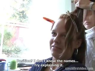 Cseh első videó - dögös barna monika lenne lehet egy pornósztár